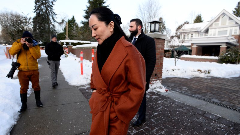 Fotografija: Huawei Chief Financial Officer Meng Wanzhou leaves her home to attend a case management conference in advance of her extradition hearing at B.C. Supreme Court in Vancouver, British Columbia, Canada January 17, 2020. REUTERS/Jennifer Gauthier