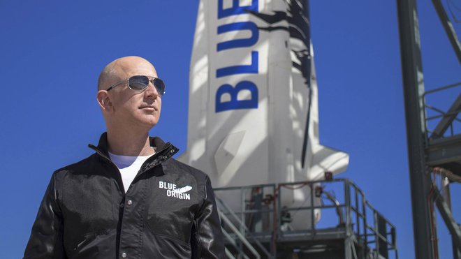 Jeff Bezos je bil drugi milijarder v vesolju. Foto: Reuters