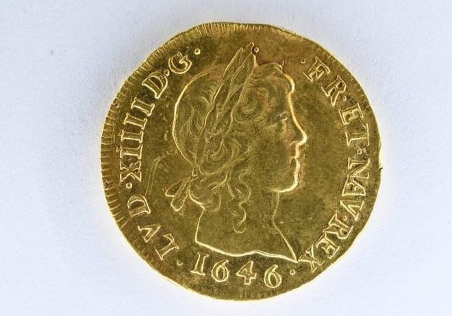 Redek kovanec iz leta 1646. Foto: Posnetek zaslona/CNN