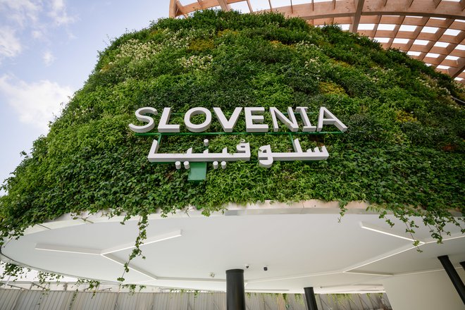 Slovenski paviljon na svetovni razstavi EXPO Dubaj. Foto: Nebojša Tejić / STA
