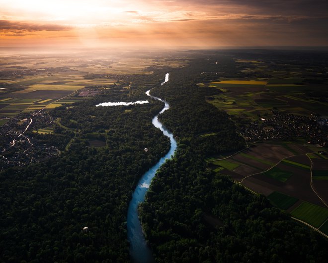 Zračni pogled na reko Muro. Foto: Andi Vuk / Gettyimages
