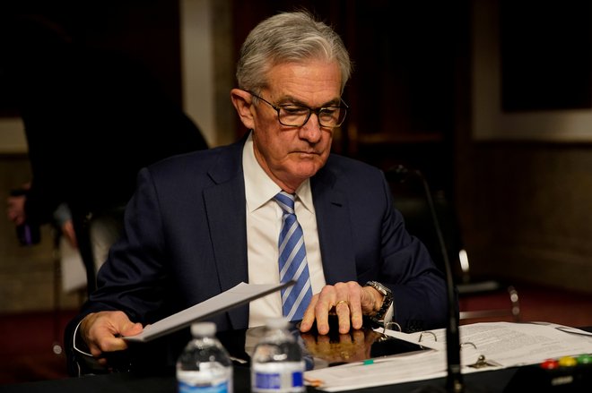 Predsednik ameriške centralne banke (Fed) Jerome Powell. Foto: Elizabeth Frantz / Reuters

