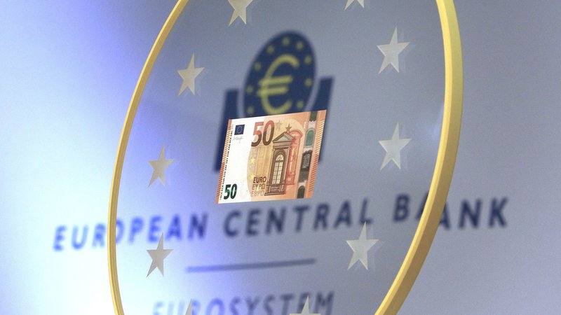Fotografija: Evropska centralna banka (ECB) je bila ustanovljena 1. junija 1998 in ima svoj sedež v Frankfurtu v Nemčiji. Foto: Daniel Roland / AFP

