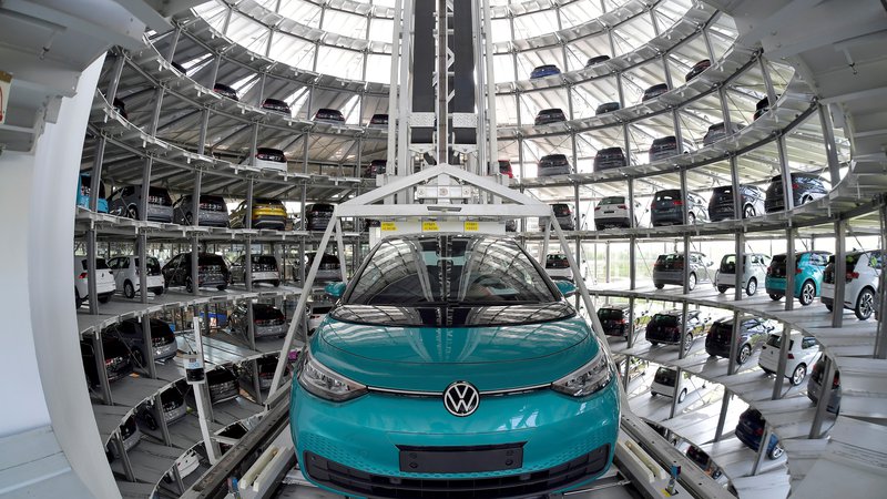 Fotografija: Električni Volkswagen ID.3, Nemčija. Foto: Matthias Rietschel / Reuters
