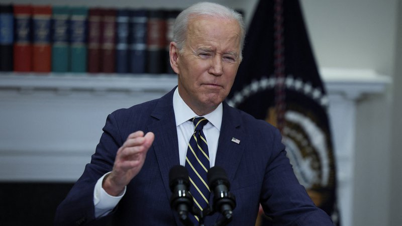 Fotografija: Ameriški predsednik Joe Biden. Foto: EVELYN HOCKSTEIN/Reuters
