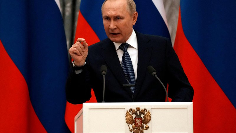 Fotografija: Predsednik Rusije Vladimir Putin, Moskva, Rusija, 7. februar 2022. Foto: Thibault Camus / Reuters
