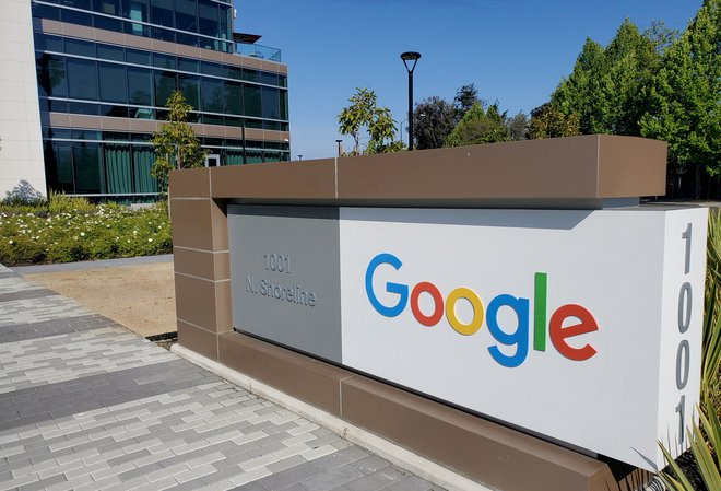 Logotip tehnološkega velikana Googla. Foto: Paresh Dave/Reuters
