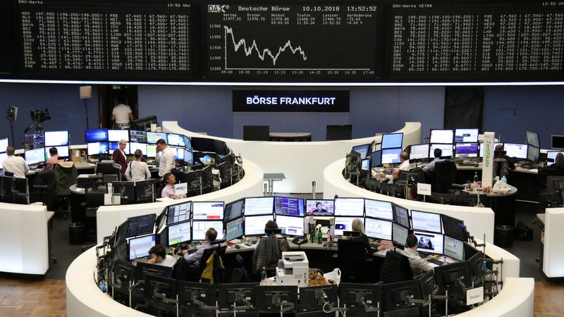 Fotografija: Frankfurt, borza, finančni trgi. Foto: Reuters

