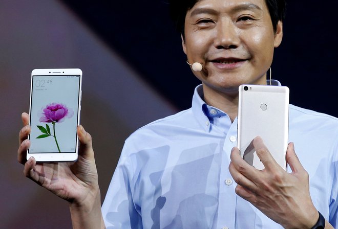 Lei Jun, ustanovitelj in izvršni direktor kitajskega mobilnega podjetja Xiaomi, 10. maj 2016. Foto: Kim Kyung-Hoon / Reuters
