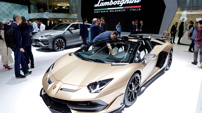 Fotografija: Italijanski proizvajalec športnih avtomobilov Lamborghini je že od svojega začetka na edinstveni poti. Foto: Pierre Albouy/Reuters
