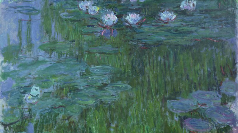 Fotografija: Serijo senenih kopic je Monet (1840-1926) ustvarjal v zimi 1890/91 na svojem domu v Givernyju, kjer je sicer naslikal tudi ikonično serijo lokvanjev. Foto: Muzejski arhiv