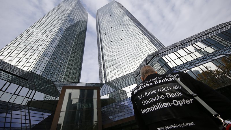Fotografija: Deutsche Bank je bančna skupina, ki je lani na evropskih borzah izgubila največji delež vrednosti – kar 56 odstotkov. Foto: Reuters