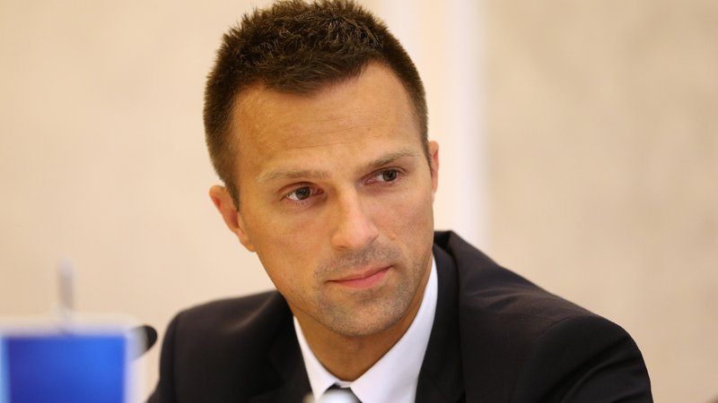 Fotografija: Matej Pirc je postal izvršni direktor slabe banke. Foto: Uroš Hočevar/Delo