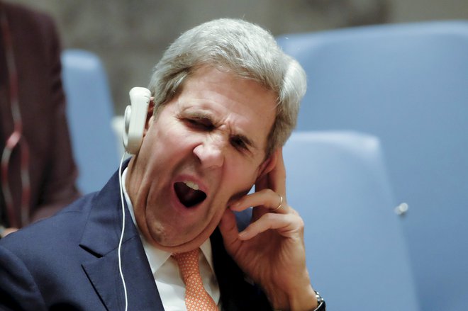 John Kerry zeha.Foto: Reuters