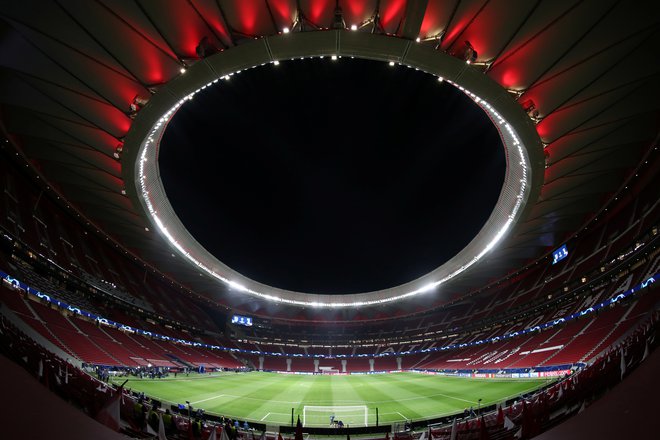 Wanda Metropolitano - prizorišče finala lige prvakov. Madrid bo petič gostil najpomembnejšo klubsko tekmo na svetu. Foto: Reuters