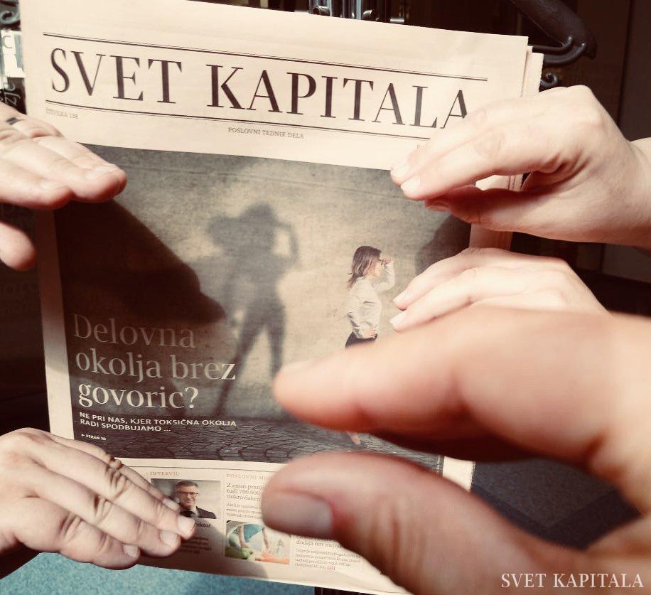 Fotografija: Obrekovanje je tih način trpinčenja. Jutri preberite več v poslovnem tedniku Svet kapitala. Foto: A. S. H.