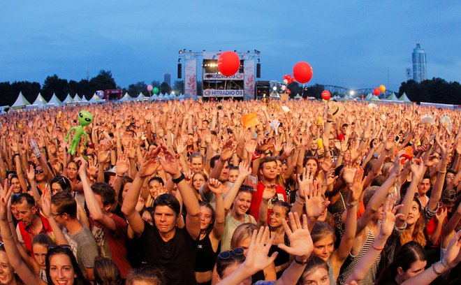 Na Donauinselfestu se v treh dneh oglasi več kot tri milijone obiskovalcev. Foto: Reuters