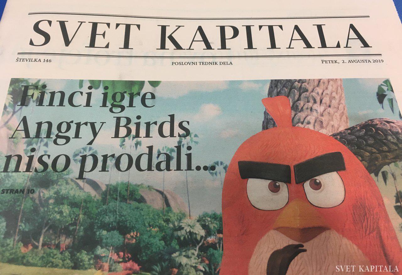 Fotografija: Finci igre Angry Birds niso prodali ... Foto: A. S. H.