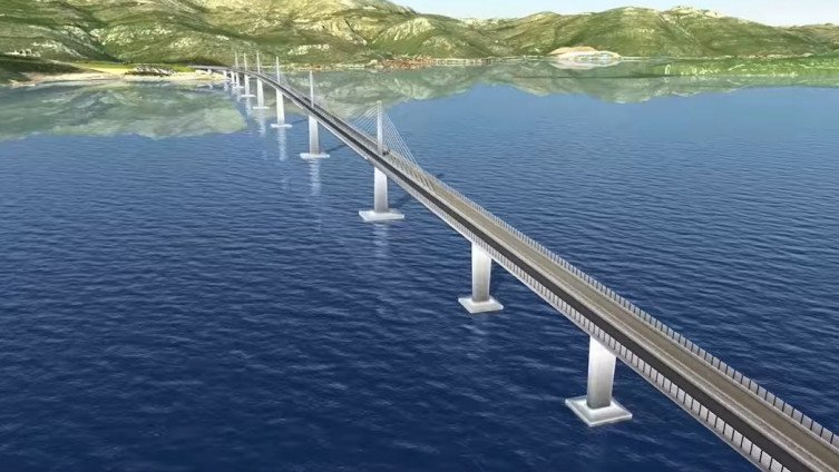 Fotografija: Takole bo videti most leta 2022. Foto Hrvaške Ceste
