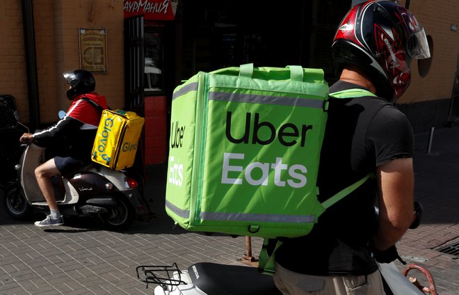 Številke kažejo, da platforma za dostavo hrane Uber Eats ni upravičila svoje vloge in ne deluje, kot bi si lastniki želeli. Foto: Reuters