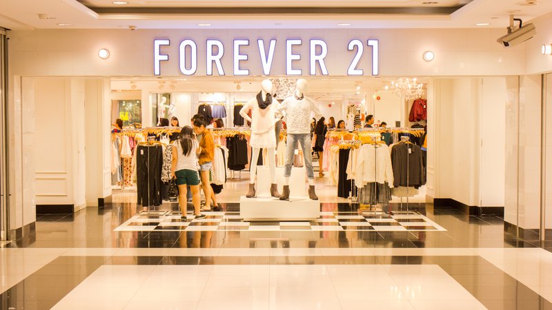 Fotografija: Veriga Forever 21 je v najboljših letih dosegala nekje do 4,4 milijard dolarjev dohodka. Shutterstock