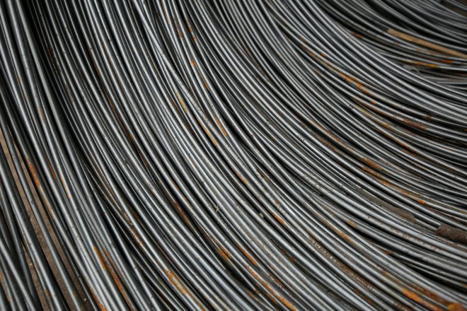 Wire rods are pictured at Kalisch Steel factory in Ciudad Juarez, Mexico March 27, 2018. Picture taken March 27, 2018. REUTERS/Jose Luis Gonzalez - RC1857C184B0