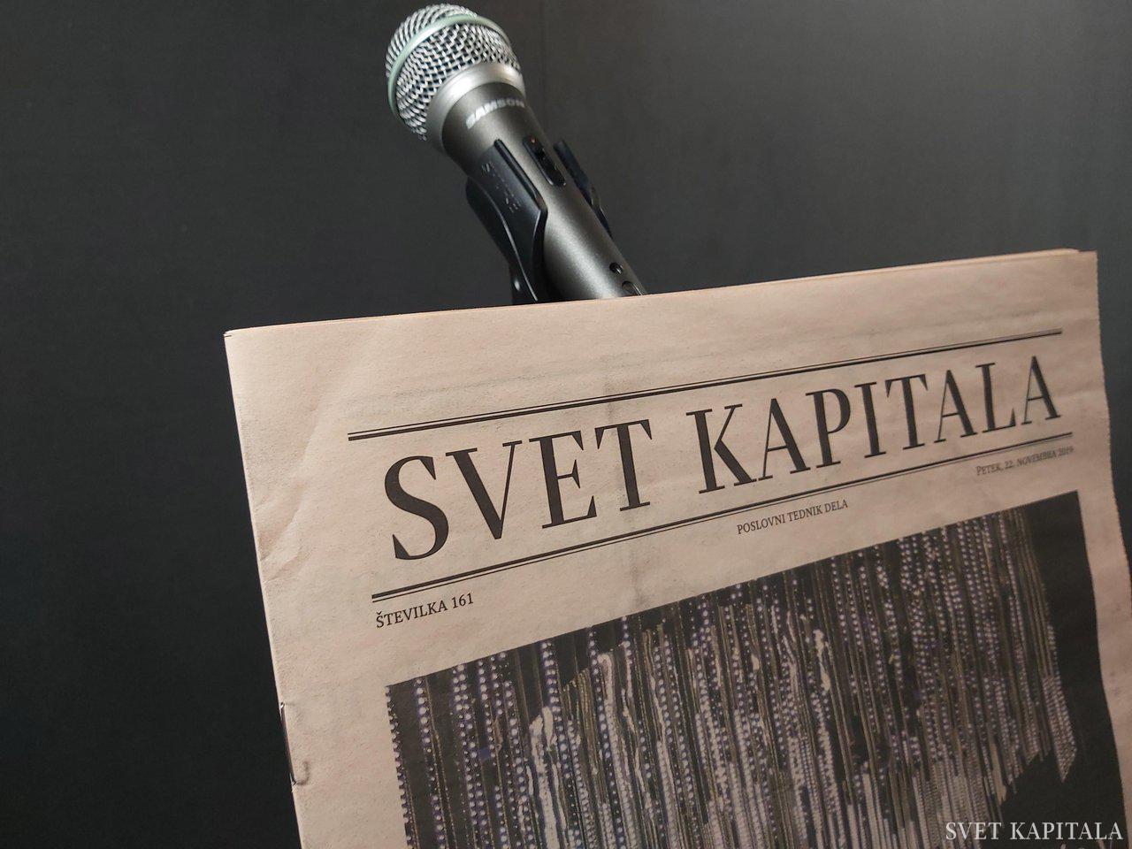 Fotografija: Že jutri v vaših rokah. Aktualna številka poslovnega tednika Svet kapitala. Foto: A. S. H.