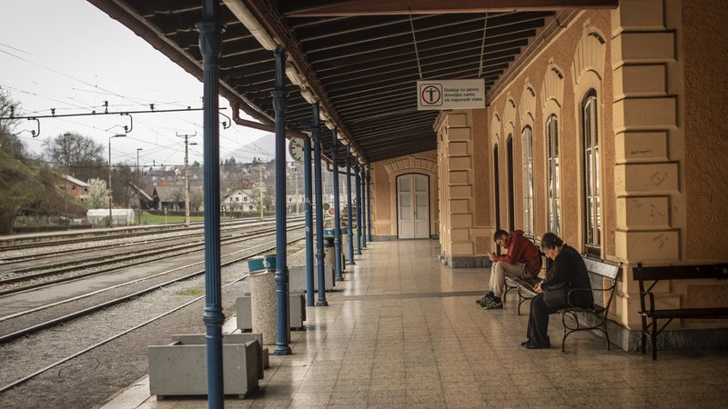 Fotografija: Železniška postaja Kranj Foto Voranc Vogel