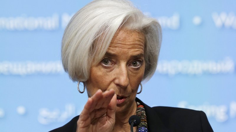 Fotografija: Christine Lagarde, vodja Evropske centralne banke (ECB). FOTO: REUTERS/Gary Cameron 