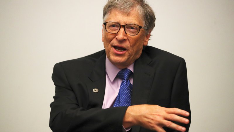 Fotografija: Bill Gates pri včerajšnjem komentiranju prvega moža Tesle, ni bil prav diplomatski in Musku med vrsticami dejal naj ne govori o stvareh, o katerih ne ve prav dosti. FOTO: REUTERS/Hannah McKay