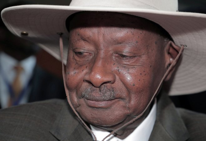 Predsednik Ugande Yoweri Museveni. FOTO: REUTERS/Tiksa Negeri
