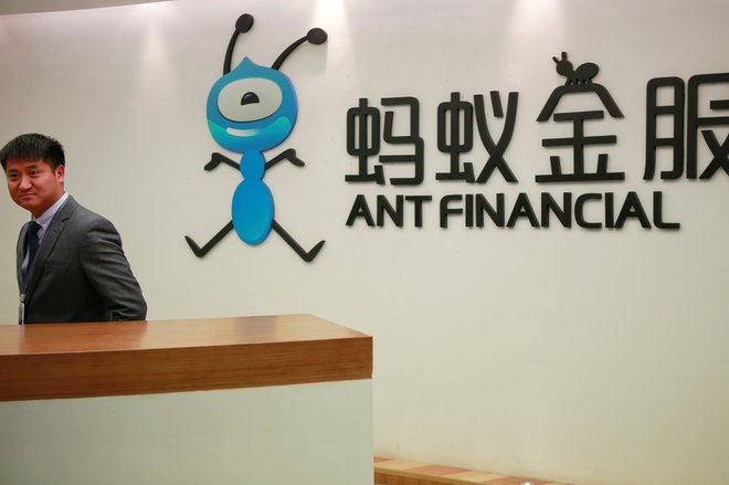 Ant Group, prej znana kot Ant Financial. FOTO: REUTERS/Shu Zhang