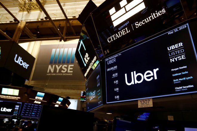 Uvrstitev Palantirja na borzo je ena izmed najbolj opevanih uvrstitev po Uberju. Slednji je lani z uvrstitvijo na borzo zbral 8,1 milijard dolarjev. FOTO: Andrew Kelly/Reuters