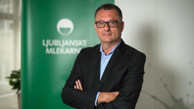 Fotografija: Tomaž Žnidarič, direktor Ljubljanskih mlekarn, FOTO: Anže Petkovšek