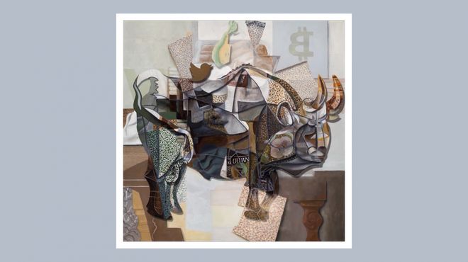 Trevor Jonesov "Picassov bik" je digitalni umetniški NFT 1/1 in je bil 23. julija 2020 prodan za 55.555 ameriških dolarjev. FOTO: SuperRare