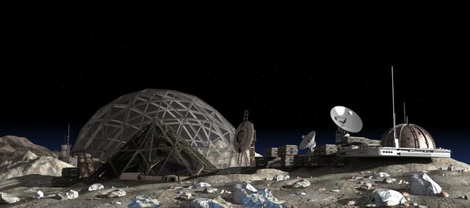 Kolonizacija Lune naj bi bila mogoča že leta 2028. FOTO: Shutterstock