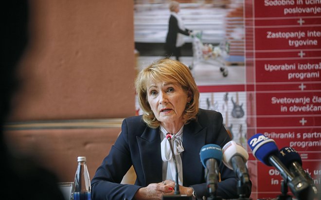 Predsednica TZS Mariča Lah. FOTO: Blaž Samec/Delo