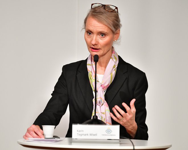 Karin Tegmark Wisell, vodja švedske agencije za javno zdravje. FOTO: Jonas Ekstromer / REUTERS 