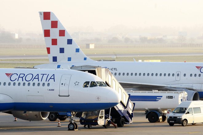Na Hrvaškem več sedežev kot EasyJet ponuja le državni prevoznik Croatia Airlines. FOTO: Ranko Suvar/Cropix