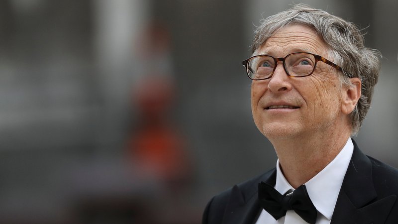 Fotografija: Bill Gates napoveduje, kaj nas čaka v 2021. FOTO REUTERS/Simon Dawson