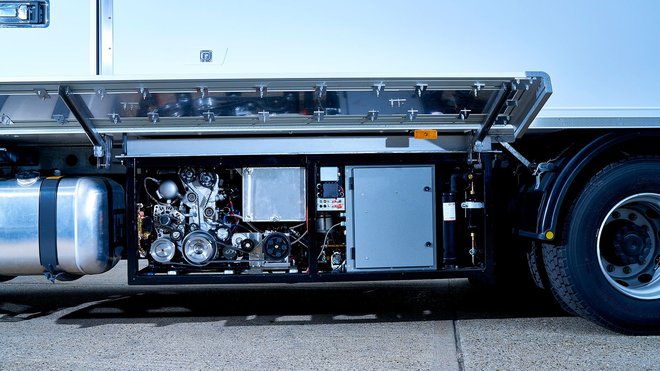 Prva uporaba Dearmanovega motorja je nadomestila transportne hladilne enote. FOTO: Atlas of the Future