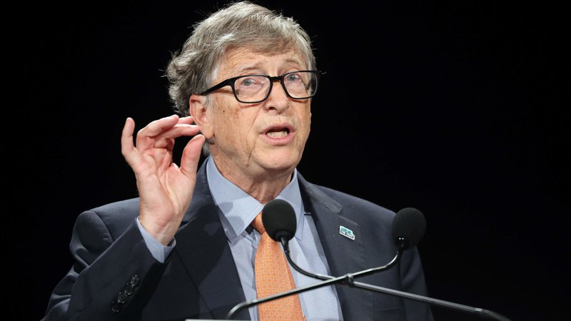 Fotografija: Bill Gates. FOTO: Ludovic Marin / AFP