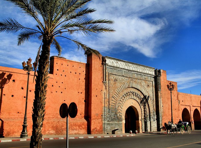 Maroko je država, ki slovi po svoji odprtosti za tuje naložbe in kot taka zaseda tretje mesto v Afriki na lestvici Doing business 2019 Svetovne banke. (Markoko. Marakeš) Foto: Albina Podbevšek