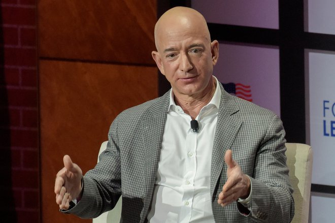 Jeff Bezos na uro zasluži 4.474.886 dolarjev. Foto: Rex Curr/REUTERS