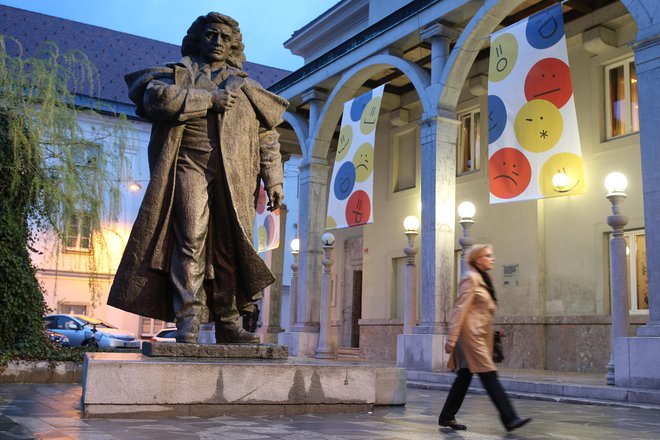 Kip največjega slovenskega pesnika. Foto: Tomi Lombar/Delo