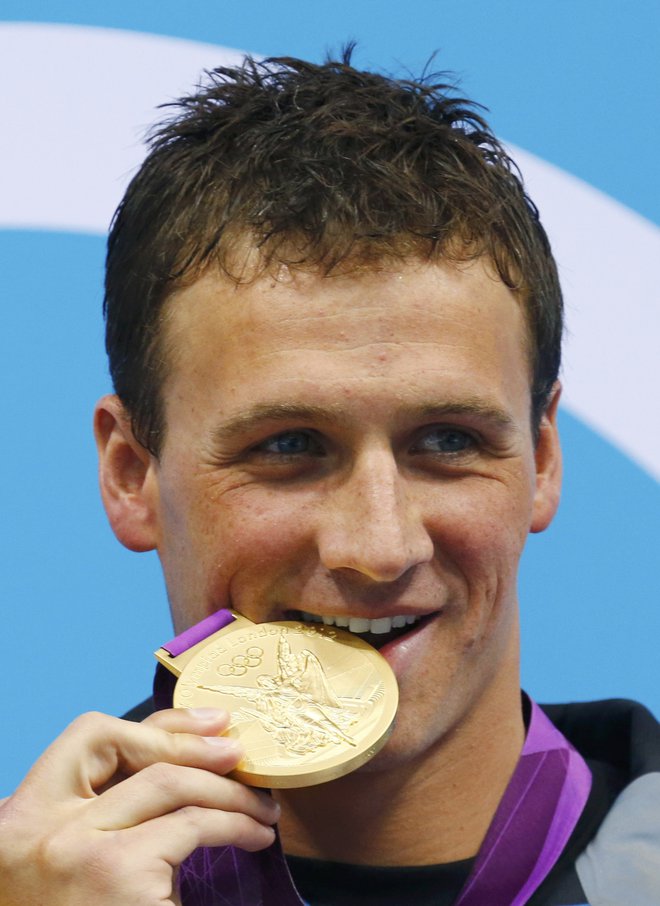 Ryan Lochte večkratni dobitnik zlate medalje. Foto: DAVID GRAY/REUTERS Pictures