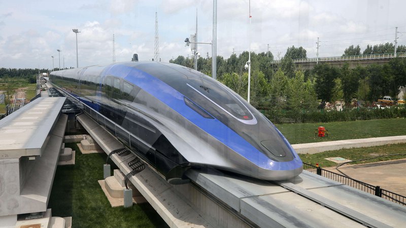 Fotografija: Kitajska dokončala najhitrejši vlak. Foto: cnsphoto via REUTERS.