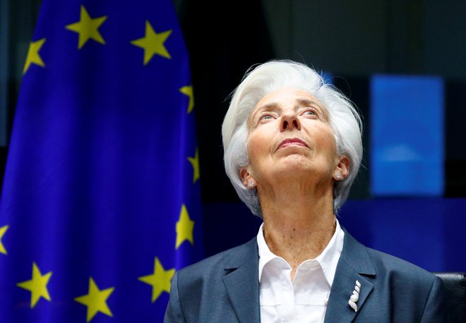 Christine Lagarde, predsednica ECB. Foto: REUTERS/Francois Lenoir