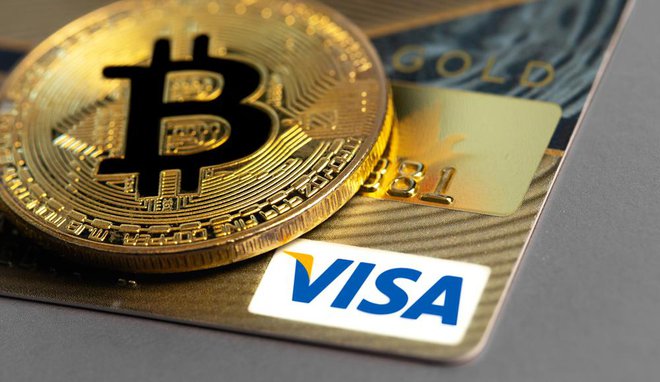 Uporabniki Vise lahko plačujejo tudi s kriptovalutami. Foto: Shutterstock