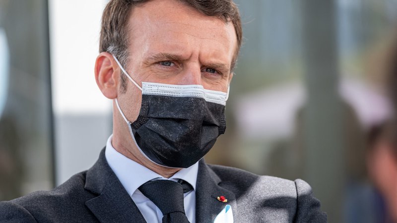 Fotografija: Emmanuel Macron. Foto: KONRAD K./Pool/ABACAPRESS.COM